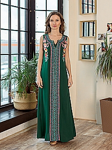 Фото: Платье (вискоза) с вышивкой №22-476-2